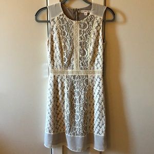 Chelsea & Violet Cream Lace Dress